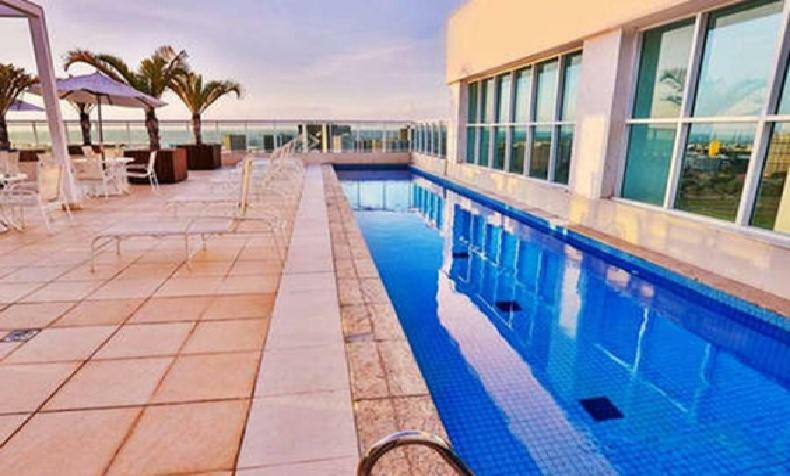 Апартаменты Ed Saint Moritz, Flat Com Garagem 02, Shn No Coracao De Бразилиа Экстерьер фото